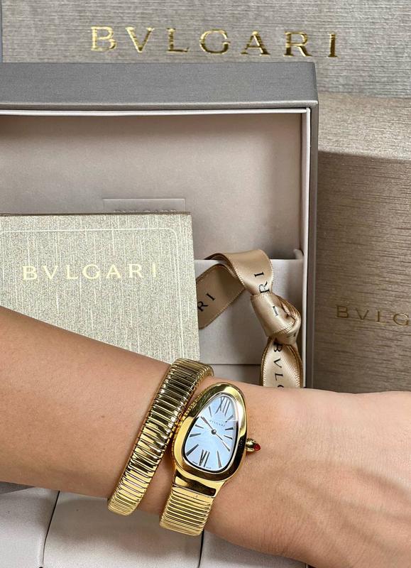 BVLGARI SERPENTI GOLD WHITE SERTIE