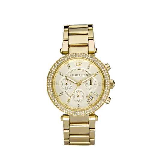 Montre MK Parker Chronographe Dorée Pour Femme