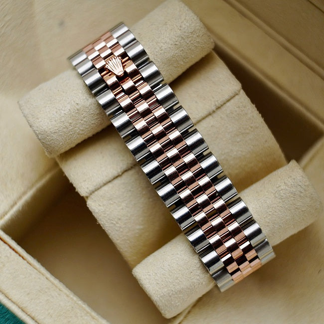 Datejust 116231 Demi Rose Gold Fond Rose