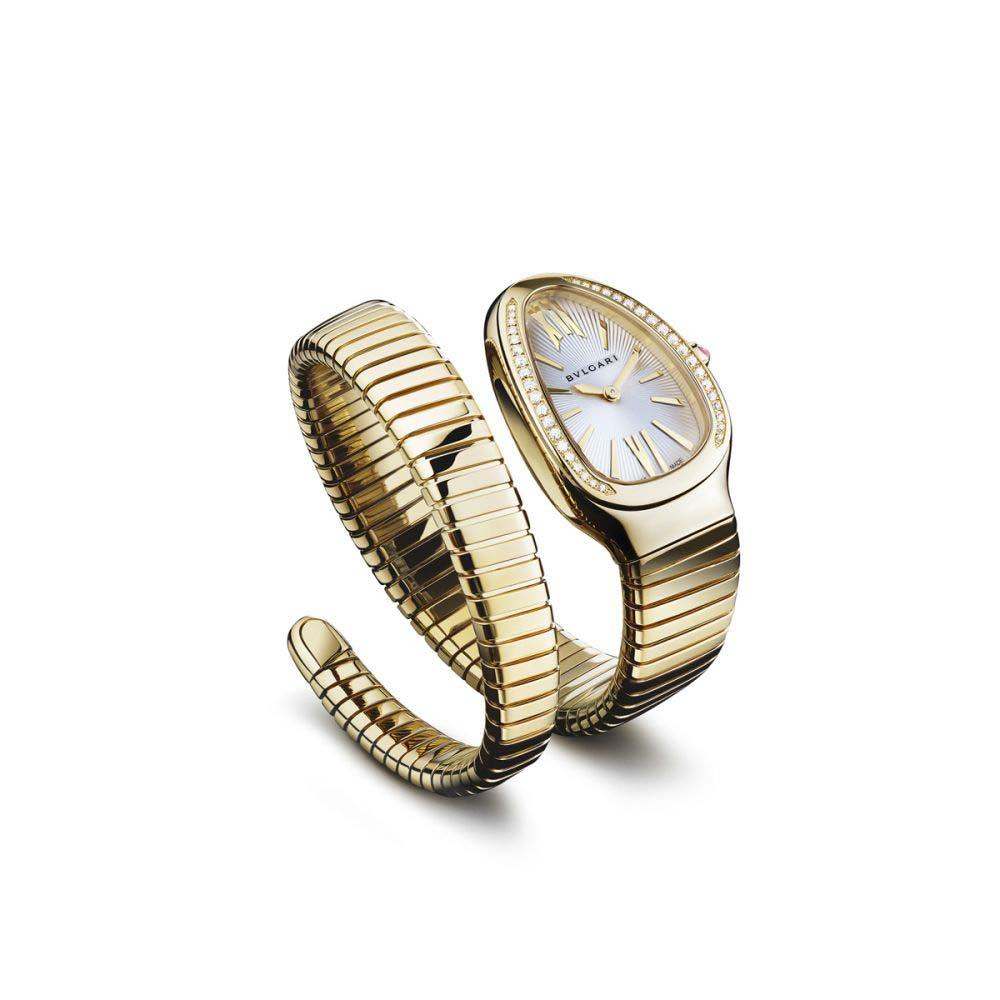 BVLGARI SERPENTI GOLD WHITE SERTIE