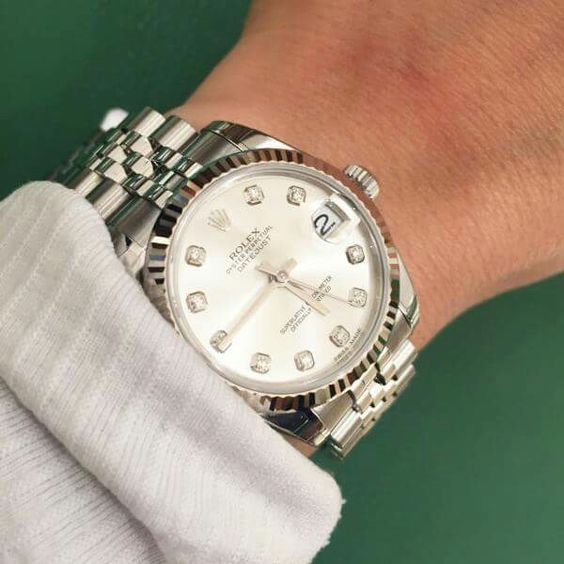 Datejust 36mm Fond Blanc Automatique Jubilée Pour Femme