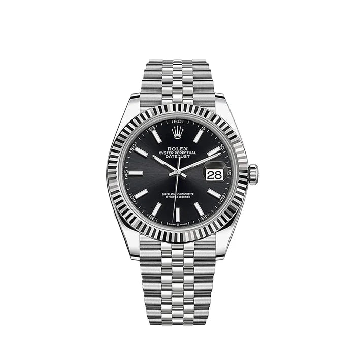 Montre Datejust 41 Noir Jubilé Pour Homme