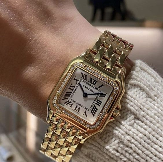 Montre Panthère Gold Pour Femmes