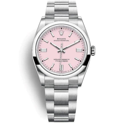 Oyster Perpetual 36mm Fond Rose Bonbon Pour Femme