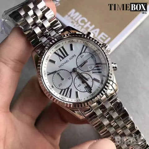 Montre MK Lexington Argentée Pour Femme