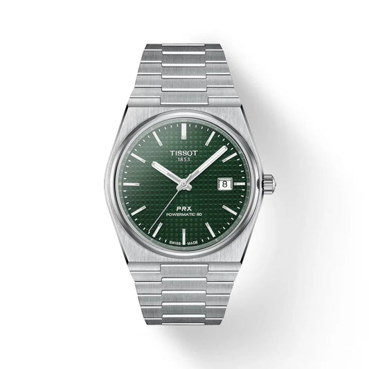 TISSOT PRX POWERMATIC 80 40mm VERT POUR HOMME