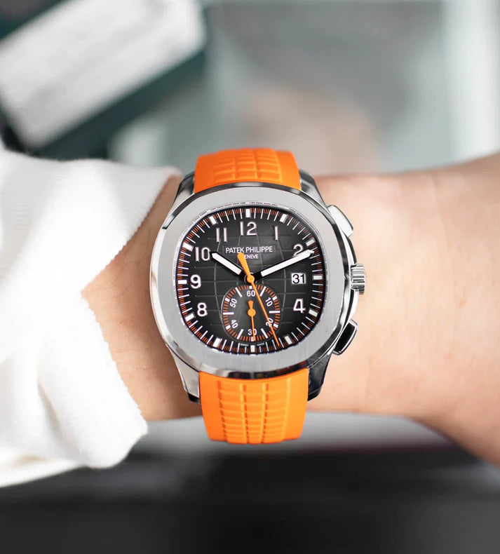 MONTRE HOMME PATEK AQUANAUT ORANGE