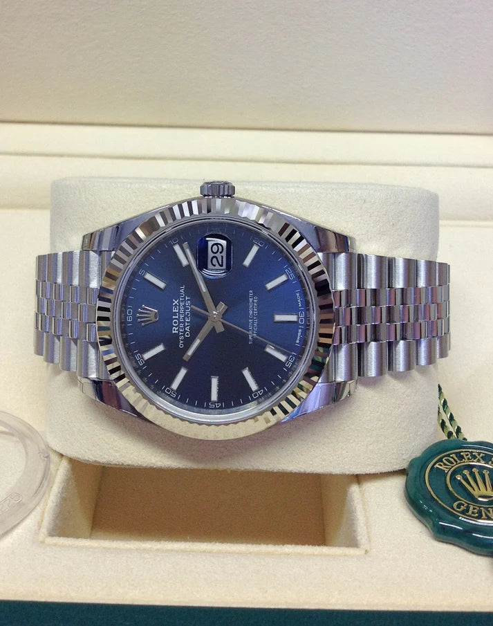 Datejust 41 Bleu jubilé Pour Homme