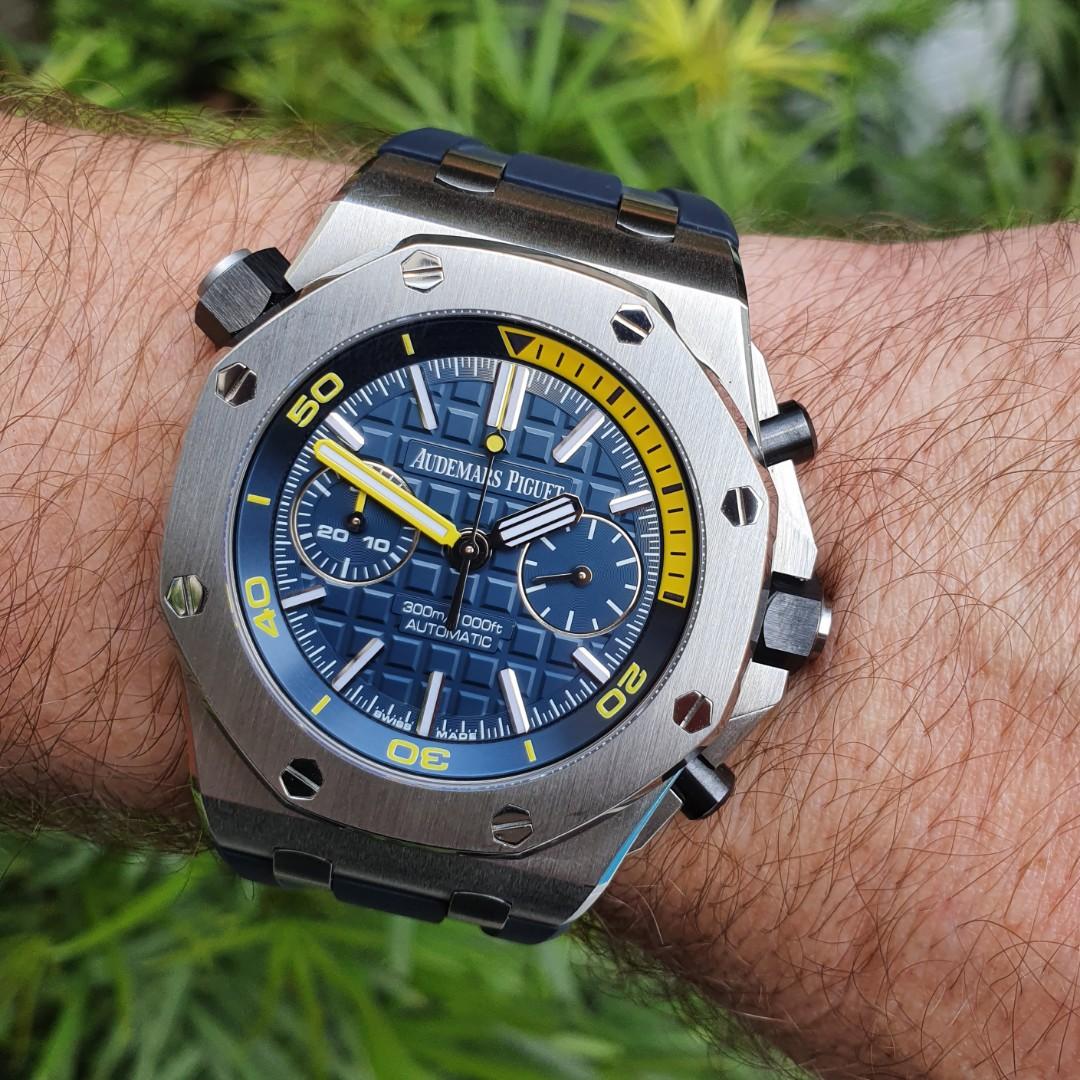 Audemars Diver Chronographe 44 mm Bleu