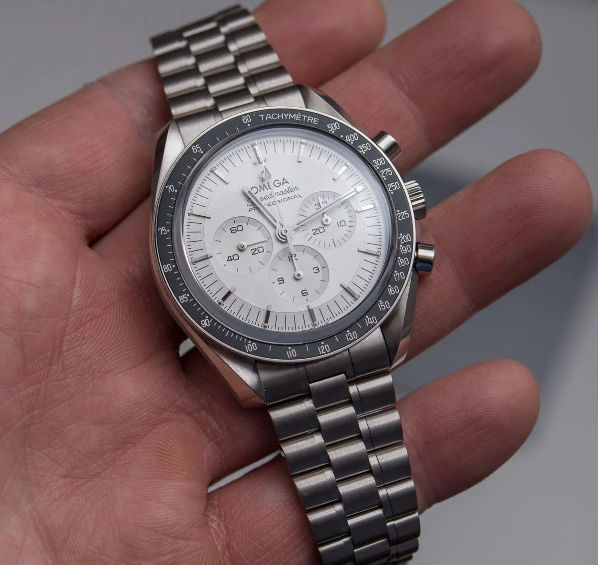 SPEEDMASTER CHRONOGRAPHE-FOND BLANC