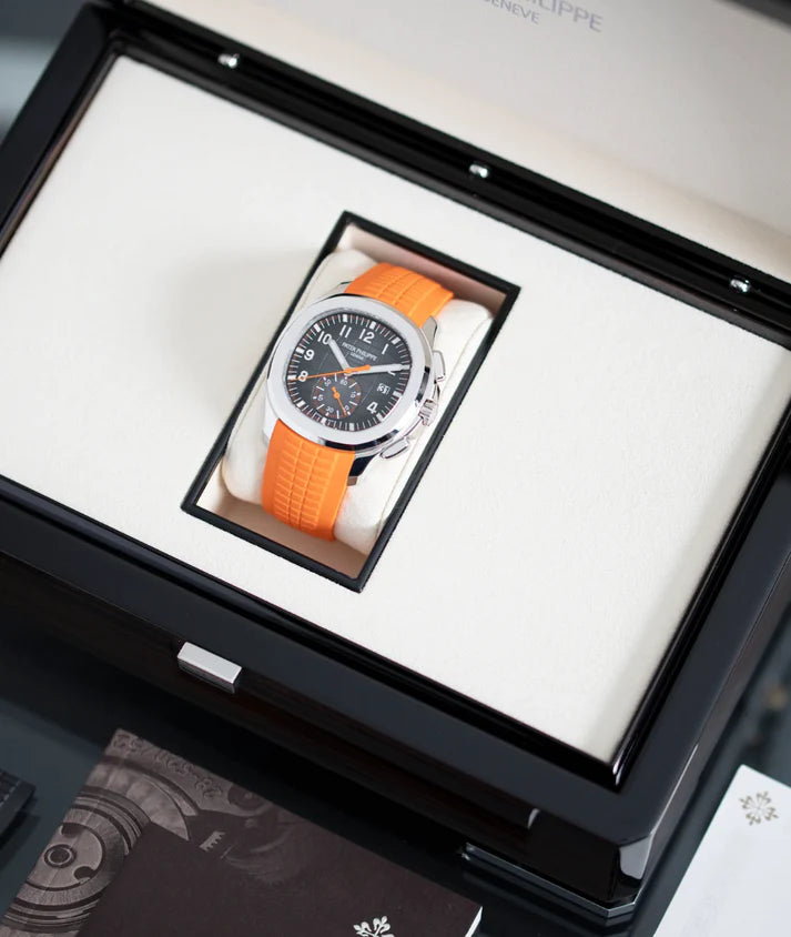 MONTRE HOMME PATEK AQUANAUT ORANGE