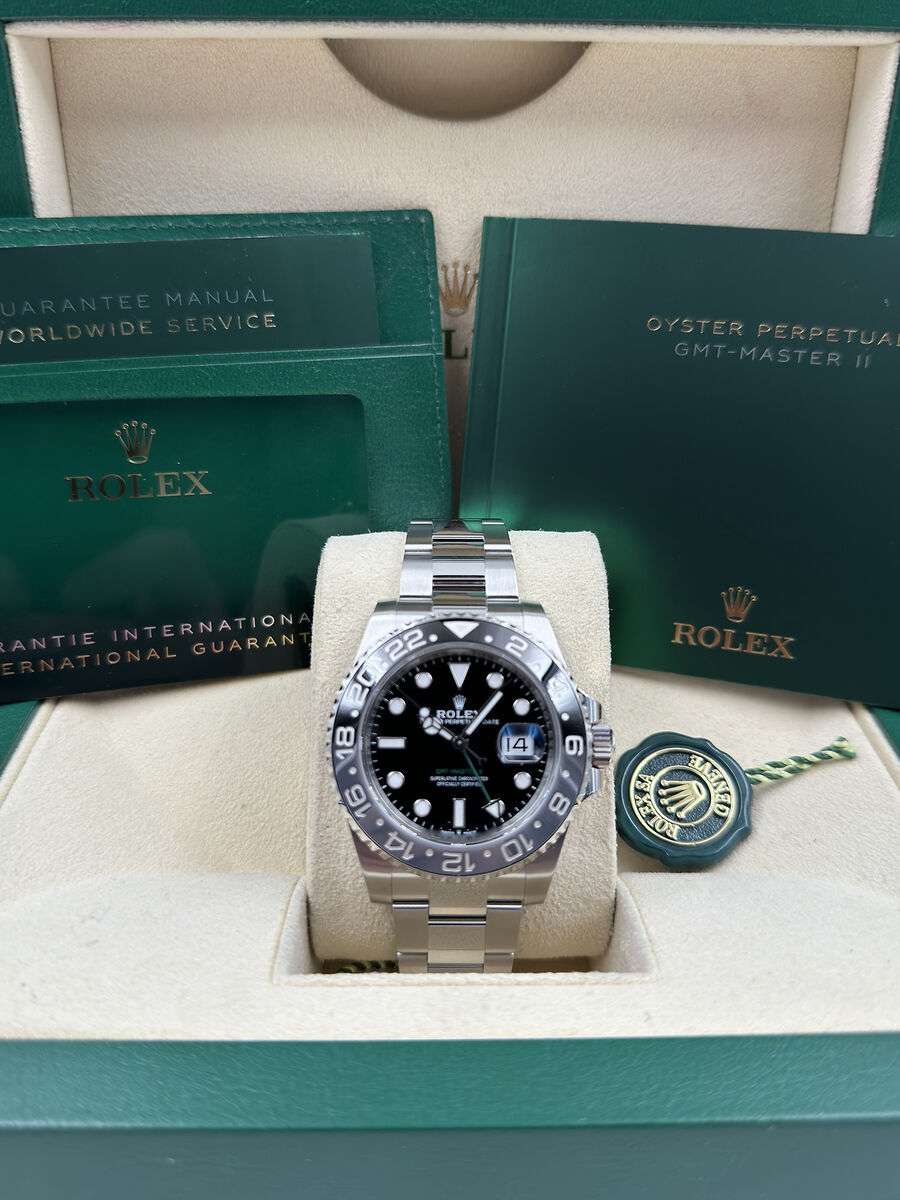 GMT MASTER II 126710GRNR BRUCE WAYNE - NEUVE 2024