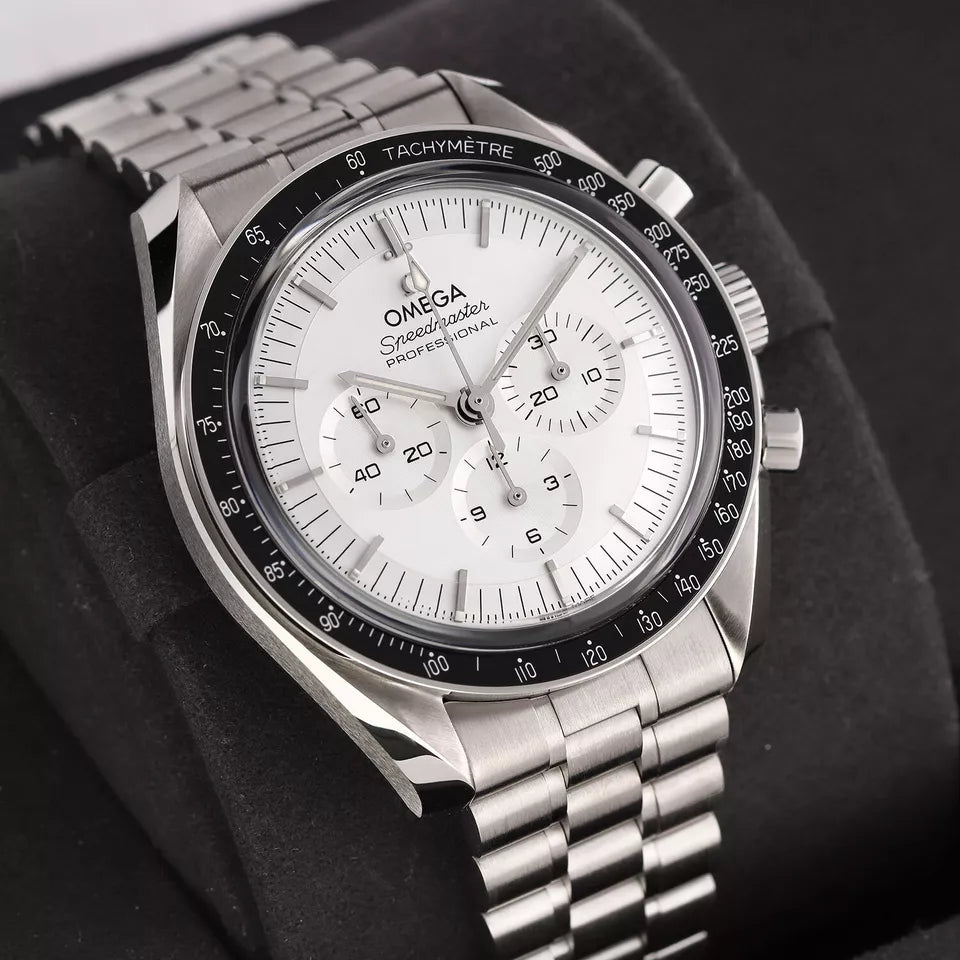 SPEEDMASTER CHRONOGRAPHE-FOND BLANC